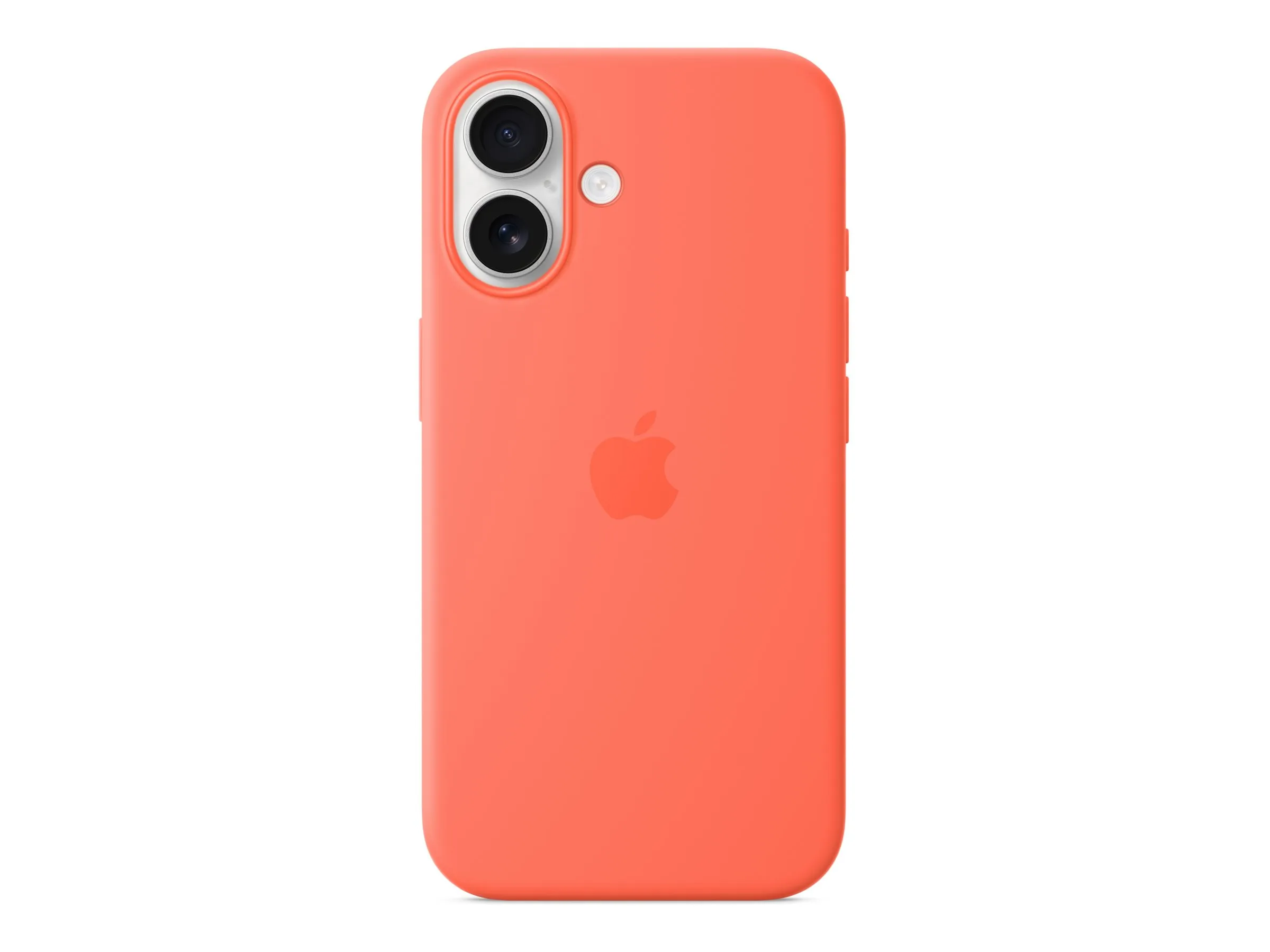 Apple iPhone 16 Silikon Case mit MagSafe, Mandarine, iPhone 16, Silikon