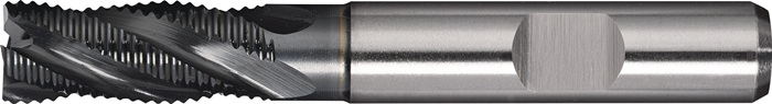 Schaftfräser DIN 844 Typ HR D.10mm HSS-Co PM ALCRONA Weldon Z.4 kurz TECWERK