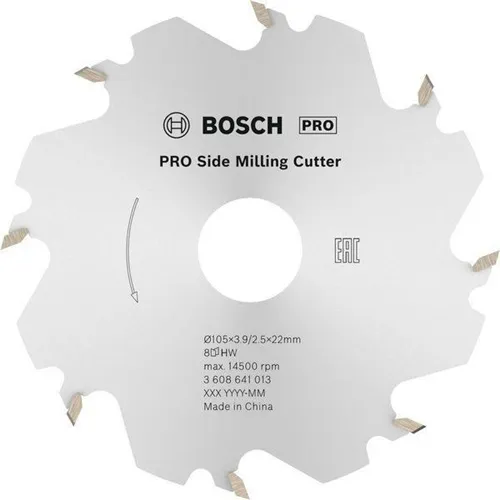 Bosch Scheibenfräser D.105mm Bohrungs-D.22mm B.4mm Zähne 8 f.GFF 22 A Professional