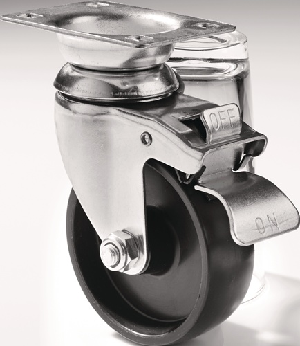 TECWERK Rollensatz 4-tlg.4 Rollen,2x fix+2x schwenkbare Rl.f.Wkz.wagen TREND 