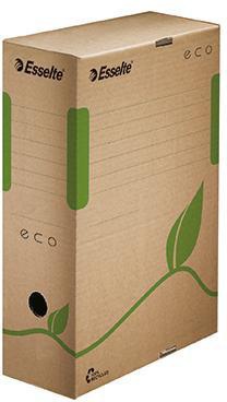 Esselte Archivbox ECO 623917 10x32,7x23,3cm Karton naturbraun