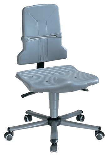 Arbeitsdrehstuhl Sintec A RollenPP grau 430-580mm BIMOS
