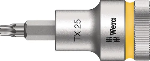 Steckschlüsseleinsatz 8767 C HF TORX® 1/2 Zoll T25 L.60mm WERA