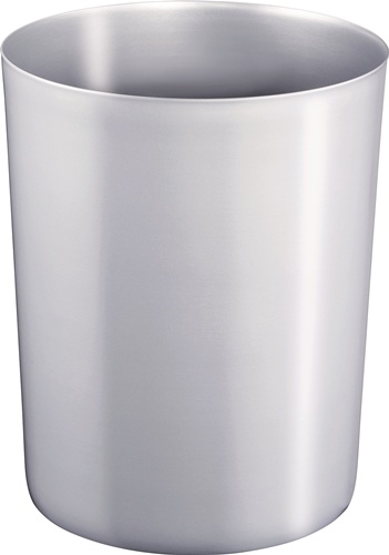 Papierkorb 13l H300xØ245mm schwer entflammbar Ku.silber ZWINGO