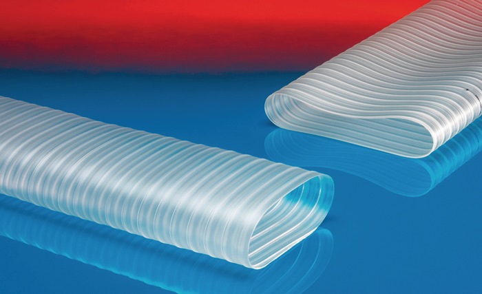 Flachschlauch PROTAPE® PUR-C 335 FOOD-AS FLAT ID 150-152mm AD 155mm L.5m Rl.
