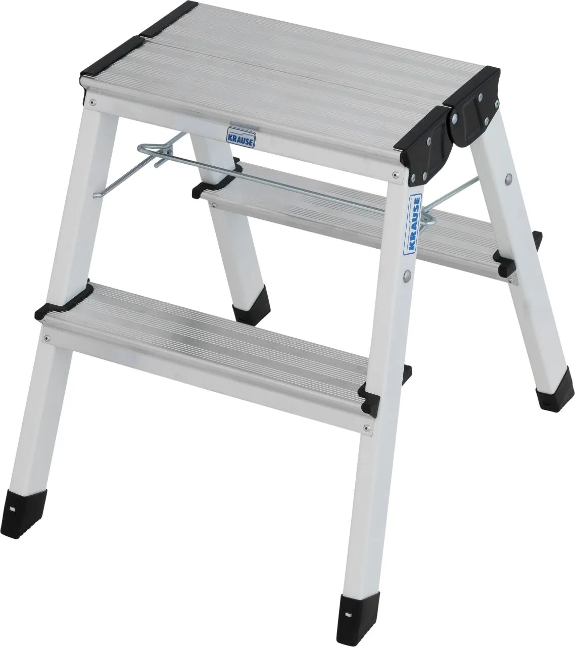 KRAUSE Treppy KlappTritt 2x2 Stufen, Weiß