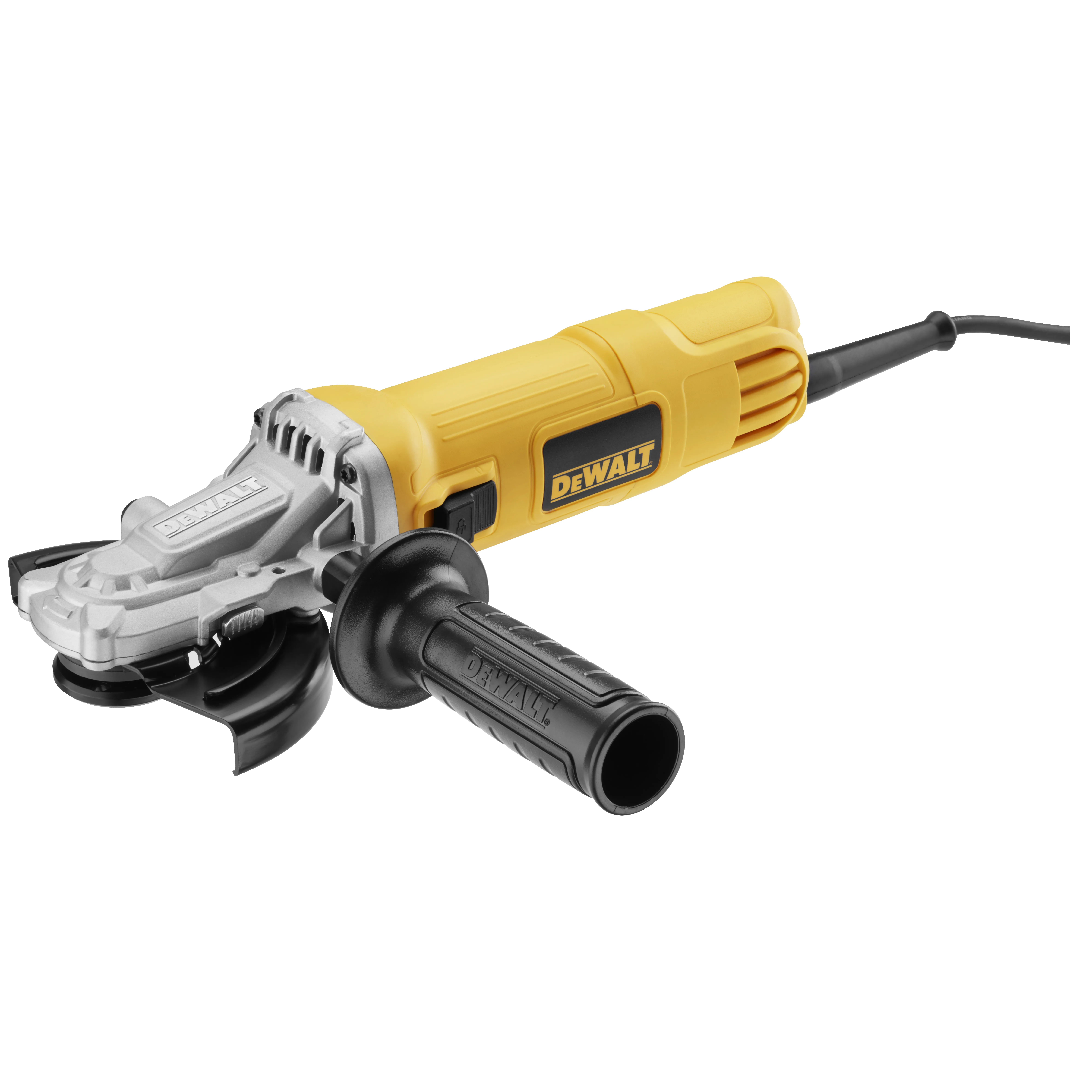 DEWALT DWE4157F-QS Flachkopf-Winkelschleifer, 900W