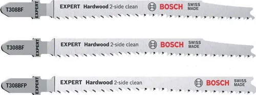 Bosch Stichsägeblatt-Set EXPERT Hardwood 2-side clean T308BF/BFP 2tlg. Werkstoffd.50mm