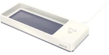 Leitz Stifteschale WOW 53651001 Induktionsladegerät weiß/grau