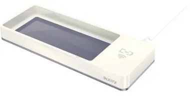 Leitz Stifteschale WOW 53651001 Induktionsladegerät weiß/grau