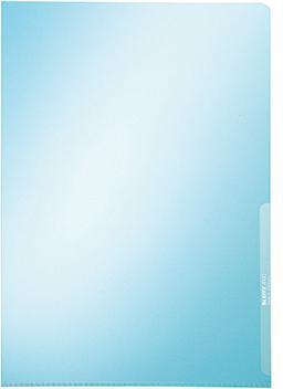 Leitz Sichthülle Premium 41000035 A4 0,15mm PVC blau 100 St./Pack.