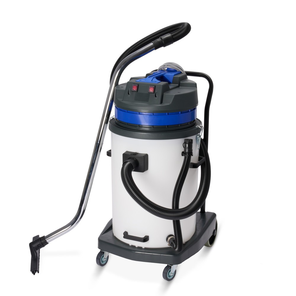 HEMMDAL Industriesauger, nass + trocken, Kunststoffbehälter, 2.000 W, 70 l
