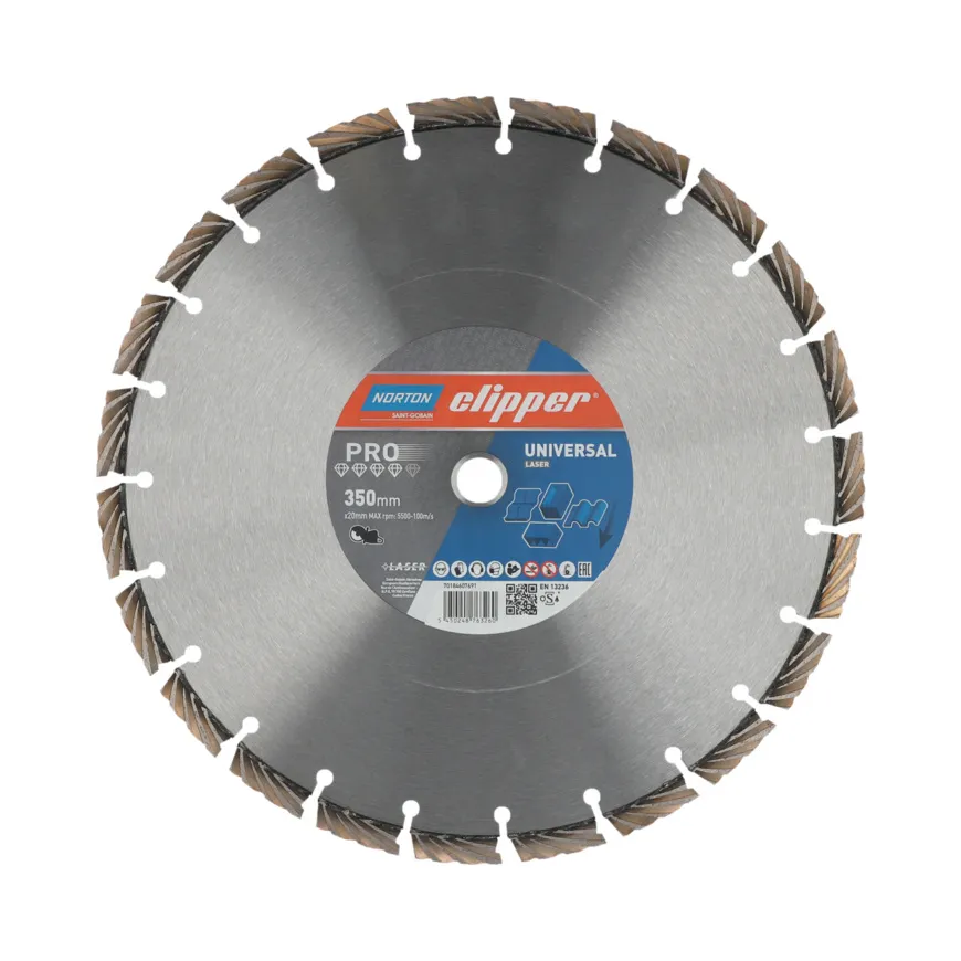 Norton Clipper Diamantscheibe PRO UNIVERSAL LASER
