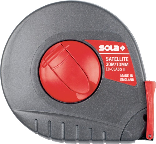 Kapselbandmaß SATELLITE mm/mm EG II Kunststoff Stahlmaßband SOLA