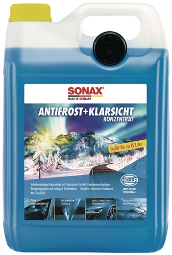 Scheibenreiniger AntiFrost+KlarSicht Konzentrat 5l Kanister SONAX