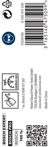 Bosch Metallbohrer PRO Metal Arbeits-L.75mm D.7,6mm L.117mm 10St.