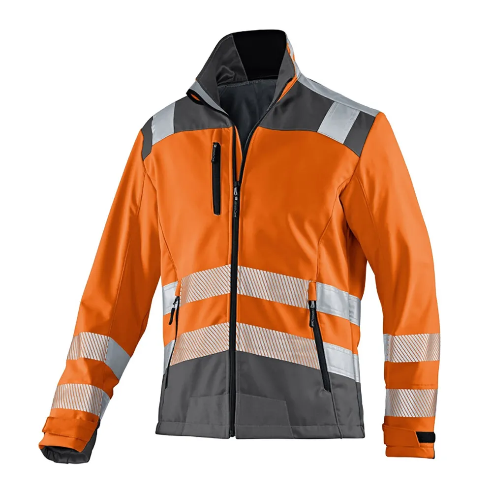 KÜBLER Warnschutzsoftshelljacke REFLECTIQ orange/anthrazit (1507 8427)