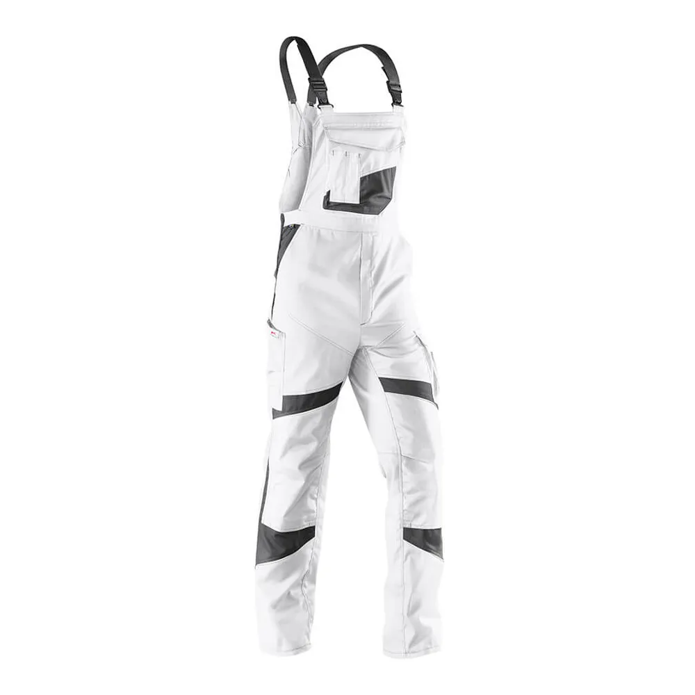 KÜBLER Latzhose ACTIVIQ weiß/anthrazit (3250 5365)