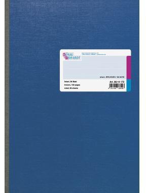 König & Ebhardt Kladde 8614172 DIN A4 liniert 96Blatt blau