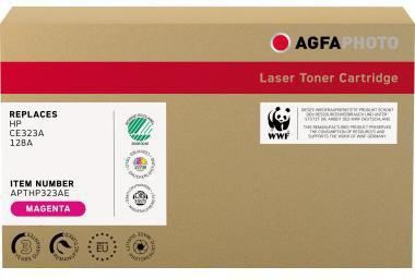 AgfaPhoto Toner APTHP323AE wie HP CE323A 128A magenta