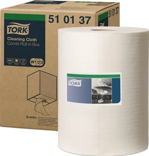 Putztuch TORK 510137 L.ca.152 mxB.ca.315mm weiß 1-lagig Rl.TORK