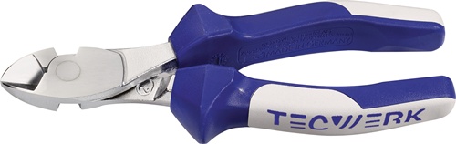 TECWERK Kraftseitenschneider L.180mm verchr.Mehrkomp.-Hüllen 
