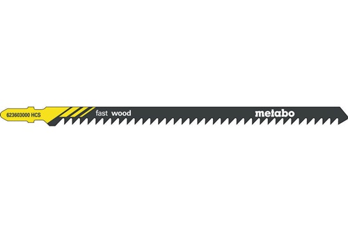 Stichsägeblätter fast wood Nutz-L.155mm Zahnteilung4mm HCS geschl. geschr. 5St.