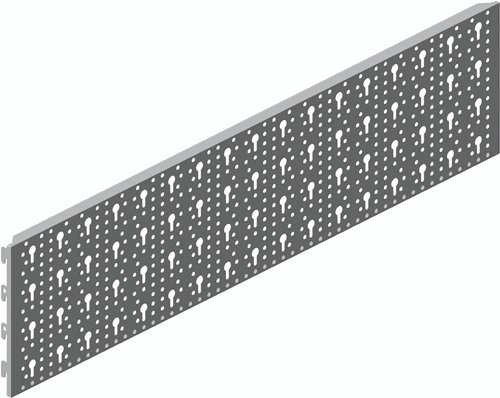Stahl-Lochplatte Länge 800 mm Breite 200 mm ALFER ELEMENT SYSTEM