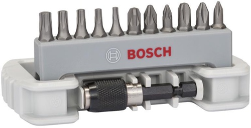 Bosch Schrauberbit-Set Extra-Hart 11tlg.PH/PZ/T L.25mm m.Bithalter 11+1-tlg.