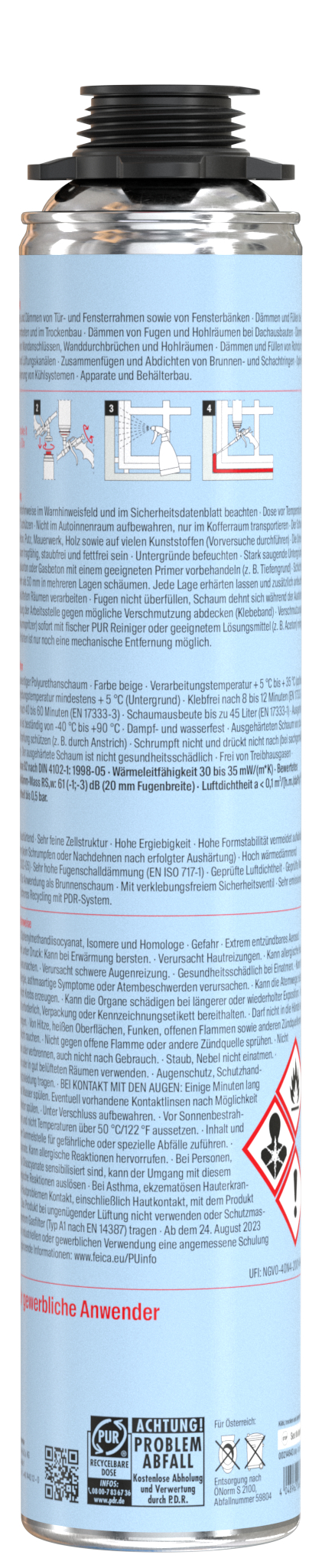 fischer Pistolenschaum PUP S 750 B2 Profi