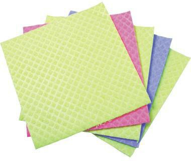 aQualine Schwammtuch 26167 18x22cm farbig sortiert 5 St./Pack.