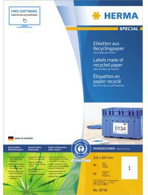 HERMA Etikett 10738 RC 210x297mm nws 80St