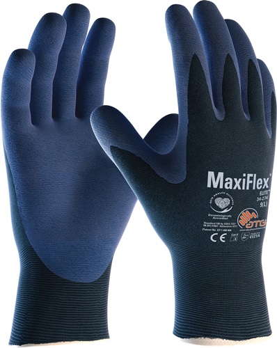 Handschuhe MaxiFlex® Elite™ 34-274 Nylon m.Nitrilmikroschaum EN 388 PSA-Kategorie II ATG
