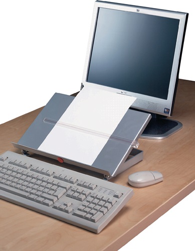 Konzepthalter B350xT247xH60mm MET silber verstellb.Sichtabstand