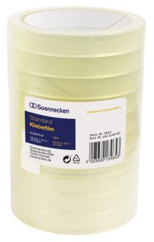 Soennecken Klebefilm 5845 15mmx66m transparent 10 St./Pack.