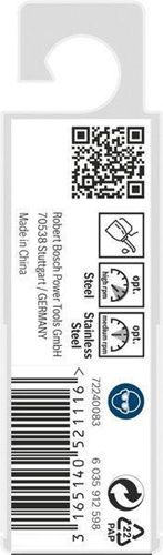 Bosch Metallbohrer PRO Stainless Steel Arbeits-L.33mm D.3mm L.61mm 10St.
