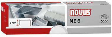 NOVUS Heftklammer NE 6 Super 042-0001 verzinkt 5.000 St./Pack.