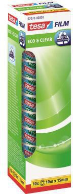 tesa Klebefilm tesafilm Eco & Clear 57070-00000 15mmx10m 10 St./Pack.