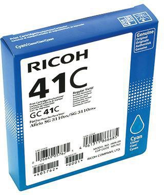 Ricoh Gelpatrone 405762 GC-41C 2.200Seiten cyan