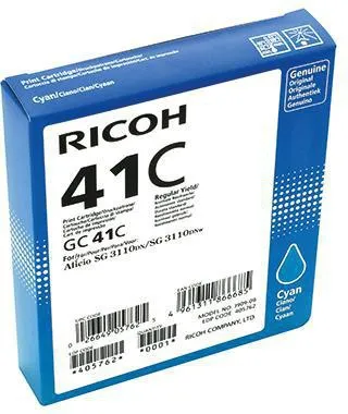 Ricoh Gelpatrone 405762 GC-41C 2.200Seiten cyan