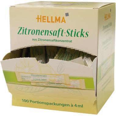 Hellma Zitronensaft 60122600 4ml 100 St./Pack.