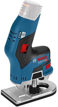Bosch Akku-Kantenfräse GKF 12V-8 Spannung 12V Kap.3Ah G.1,1kg Li-Ion Leerlaufdrehzahl 13000 1/min 