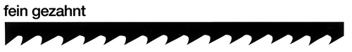 Laubsägeblatt Finis für Metall HAUNSTETTER