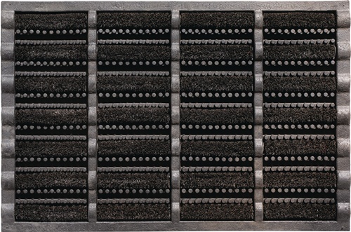 Fußmatte schwarz 60% Gum./40% Kokos L600xB400xS25mm