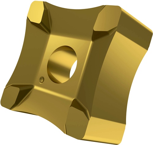 Scarfing-Schneideinsatz ISO SNMX 15-R20:6640 Radius 20mm MT-CVD beschicht. Gold