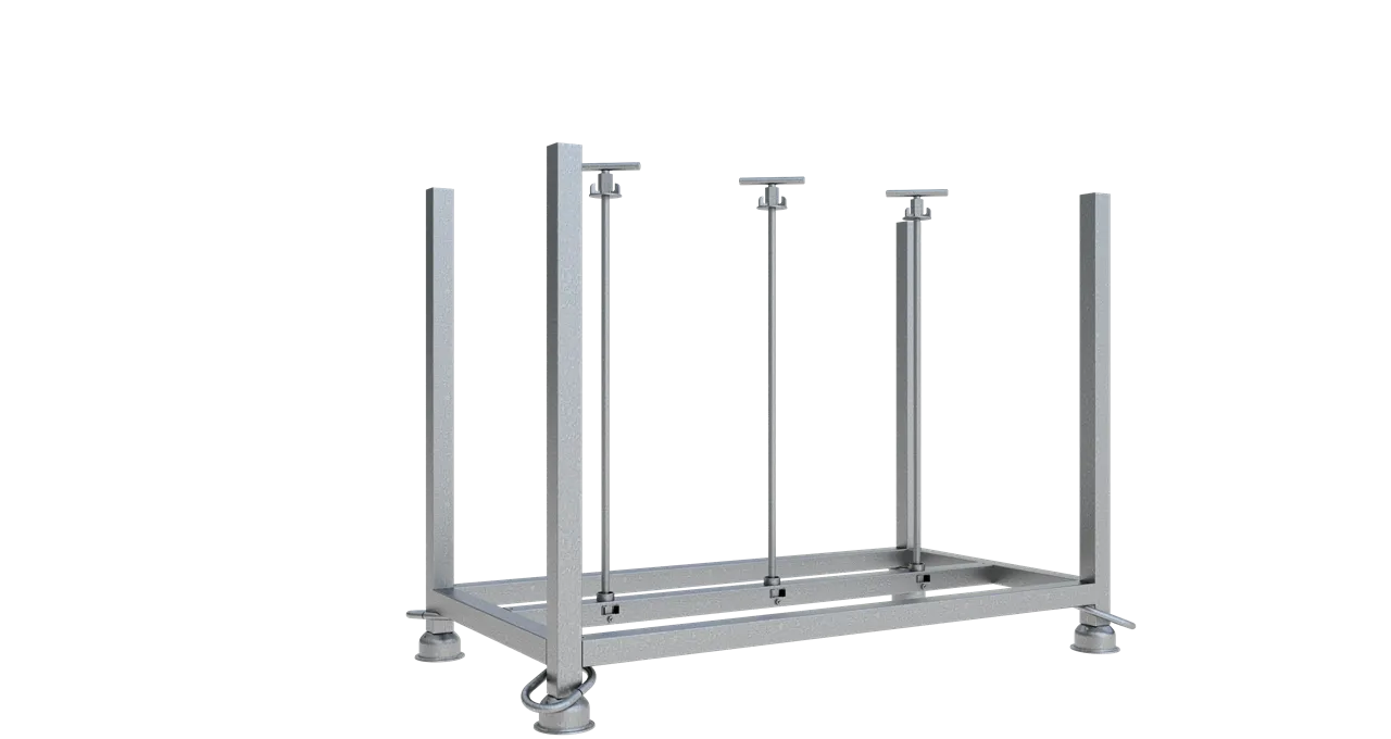 SCHAKE Stapelpalette für 21 / 30 Fußplatten