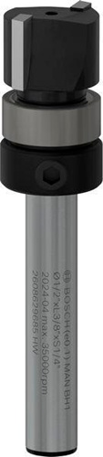 Bosch Bündigfräser PRO D.12,7mm Arbeits-L.9,5mm Schaft 6,35mm