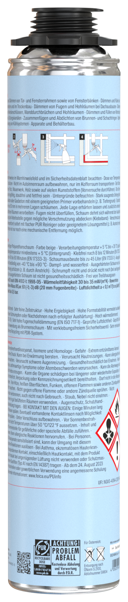 fischer Pistolenschaum PUPS 750 B2