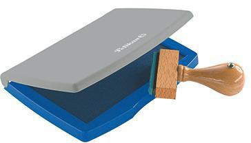 Pelikan Stempelkissen 2E 337709 Kunststoffgehäuse 7x11cm blau