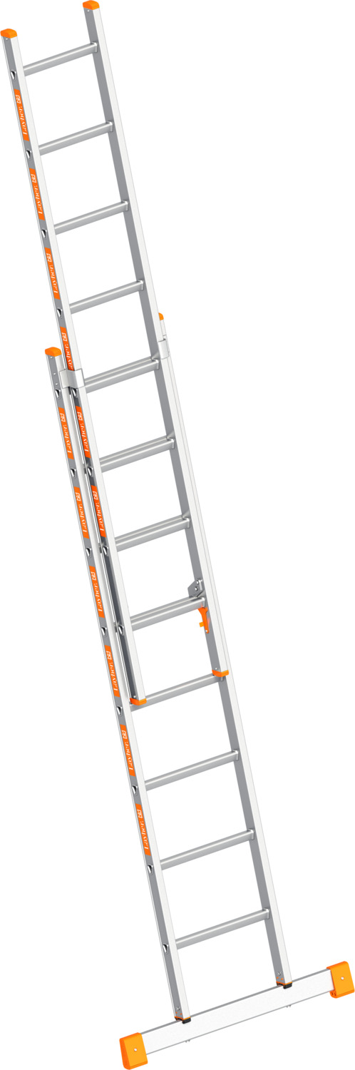 Layher Schiebeleiter TOPIC 1035 2x8 Sprossen mit Traverse